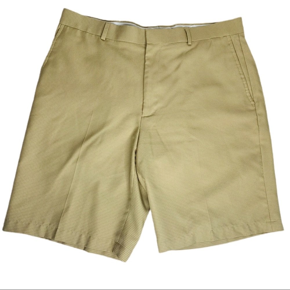 Walter Hagen Flat Panel Micro Check Golf Shorts‎ 36